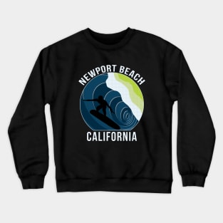 Newport Beach California Crewneck Sweatshirt